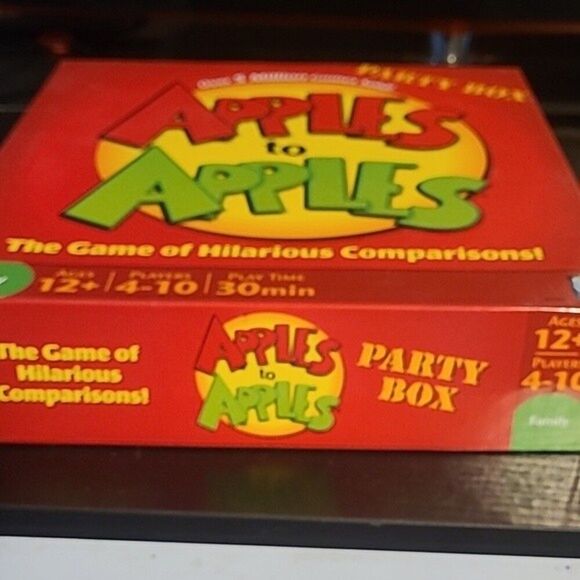 Mattel's Apple to Apple Party Box Game  cards family red games fun laughter - Picture 6 of 14